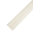 Порог алюминиевый А5 Дуб жемчужный, 900х39,5х3,7мм, полукруглый, равноуровневый