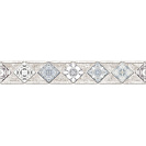 Плитка бордюр Trevis (Alma Ceramica) 82х500х7,5мм, бежевый 