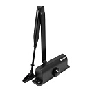 Доводчик дверной Булат Ультимейт ДД-100, морозостойкий до -42°, черный, до 120кг