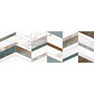 Плитка облицовочная Oxide (Alma Ceramica) 246х740х9,8мм, геометрия разноцветный(1уп=7шт=1,274кв.м)