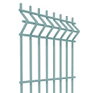 3D забор из сварной сетки 1,23х2,5м d4мм, ячейка 50х200мм, оцинкованный