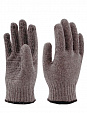 Перчатки полушерстяные с ПВХ покрытием точка Зима, серые