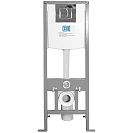 Инсталляция DI (2-Хdi-DI) для унитаза с бачком, 1320х400х165, кнопка хром