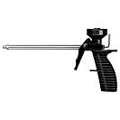 Пистолет для монтажной пены Dexx Mix, пластиковая рукоятка, ствол нержавеющая сталь