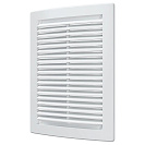 Решетка вентиляционная 150х200мм, пластик, белая, с сеткой 1520РЦ