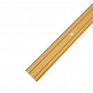 Порог алюминиевый Золото КЕ, 900х24х20мм, угловой