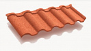 Композитная черепица LUXARD Roman, цвет коралл, 1330х430мм