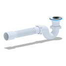 Сифон для душевого поддона 1 1/2"х40, с гибкой трубой 40х50 (Е115)