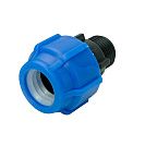 Муфта ПНД компрессионная переходная 20х1/2 НР