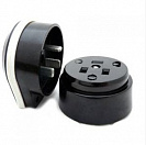 Комплект для подключения электроплит накладной РШ-ВШ 32А 1 фаза, черный