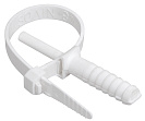 Хомут кабельный с дюбелем универсальный ХД (IEK) 10-35мм, белый, 50шт