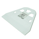 Шпатель (Decor) зубчатый пластиковый для нанесения клея, зуб 1,6мм, 200мм (316-5200)