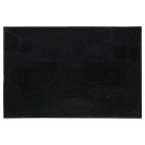 Коврик придверный резиновый Vortex Следы 400х600мм, черный 