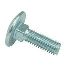 Болт DIN603 с квадратным подголовником оцинкованный М6х20, пакет 10 шт