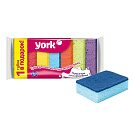 Губка для посуды КОЛОР ЛЮКС York, 7 шт