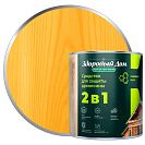 Состав деревозащитный Здоровый Дом 2в1 алкидный, сосна 0,8л