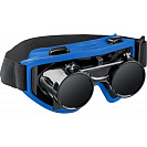 Защитные очки газосварщика (Зубр) закрытого типа с откидным блоком, затемненные 5DIN (1109)