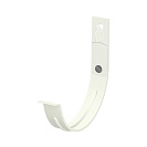 Держатель желоба металлического карнизный Foramina 125х132мм белый RAL9010