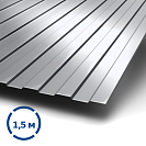 Профнастил С8 1,5х1,2м ЭКОНОМ оцинкованный