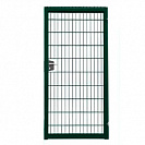 Калитка из сварной сетки 3D 1х1,53м d4мм, правая, зеленый мох RAL6005