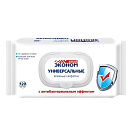 Салфетки влажные антибактериальные Эконом Smart, 120шт