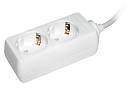 Удлинитель (IEK) 220В с заземлением, 2 розетки, ПВС 3х1мм2, 5м (200227)