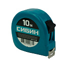 Рулетка (Сибин) пластиковый корпус, 10мх25мм (34020-10-25_z01)