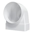 Соединитель плоских-круглых каналов 55х110, d100мм 90 град (521 / 511СК10КП)