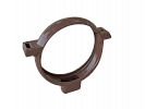 Хомут трубы водосточной пластиковый Элит (Альта-Профиль) d95мм, коричневый