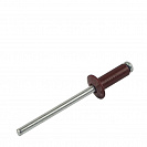 Заклепка вытяжная алюминий/сталь RAL3005 вишневый 4,0х10мм, пакет 50шт