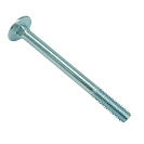 Болт DIN603 с квадратным подголовником оцинкованный М8х90, пакет 2 шт