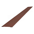 Планка крепежная забора-жалюзи 60мм L2м 0,5мм, шоколад RAL8017
