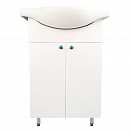 Тумба Водолей-55, 730х510х284мм, белая, под умывальник Уют 550мм