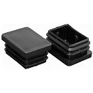 Заглушка для трубы, 50х25мм, пластик, 4шт