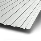 Забор из профнастила С8 6х1,2м ЭКОНОМ ярко-белый RAL 9003