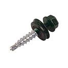 Саморез кровельный 4,8х29мм зеленый мох RAL6005, 25шт