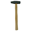 Молоток (Korvus) кованый квадратный боек, деревяная ручка, 300г (3302033)