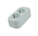 Колодка для удлинителя (Rexant) 2 розетки, 10А с заземлением