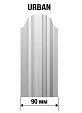 Евроштакетник Урбан 90мм, оцинкованный