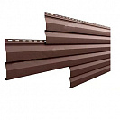 Сайдинг металлический 6х0,26м 0,4мм шоколад RAL8017