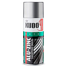 Эмаль универсальная алюминиево-цинковая KUDO KU-1090 серебристая 520мл