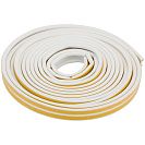 Уплотнитель для окон и дверей Р-профиль, самоклеящийся , белый, 10м