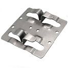 Кляммер крепежный рядовой 70х10мм оцинкованный 1,2мм