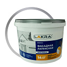 Краска фасадная латексная Лакра белоснежная 14кг