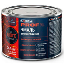 Эмаль термостойкая антикоррозионная Лакра PROF IT до 1200С Чёрный  0,4 кг