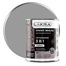 Грунт-эмаль 3 в 1 по ржавчине Лакра серый 0,8кг /14