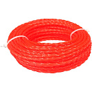 Леска для триммера (Vertextools) 2мм, 15м, витой квадрат