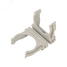 Держатель-клипса для труб 16мм, серая, 100шт