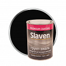 Грунт-эмаль антикоррозийный Slaven быстросохнущий черный 1,1кг