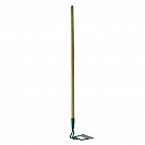 Тяпка (Росток) 200мм, нержавеющая сталь, с деревянным черенком (421574)